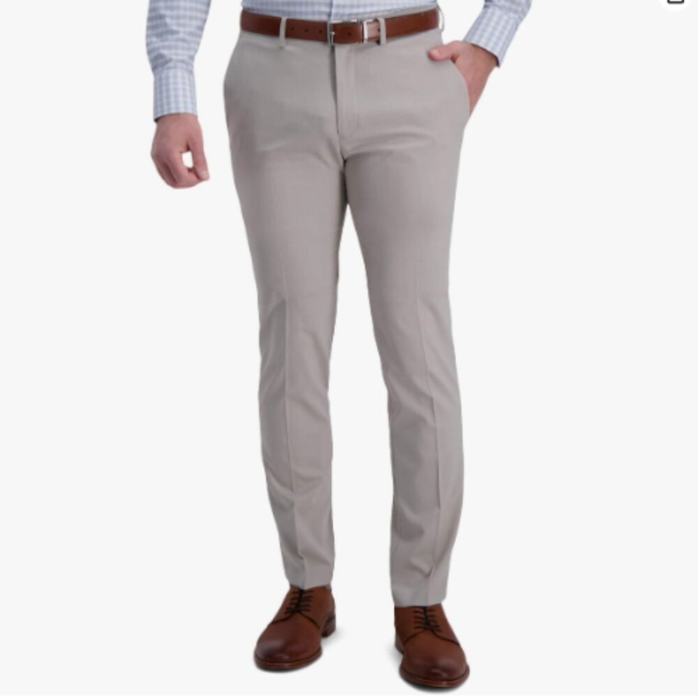 Kenneth Cole Reaction Stretch Flex Waistband Dress Pants 32x32 Men NWT